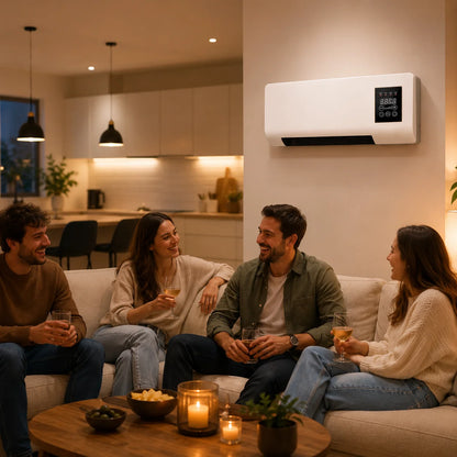 Mini Aire Acondicionado Portátil 2 en 1 | Refresca, Humidifica y Calienta