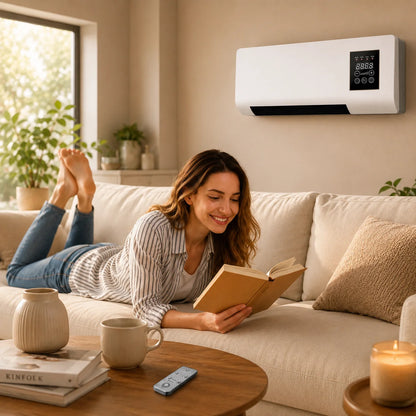 Mini Aire Acondicionado Portátil 2 en 1 | Refresca, Humidifica y Calienta