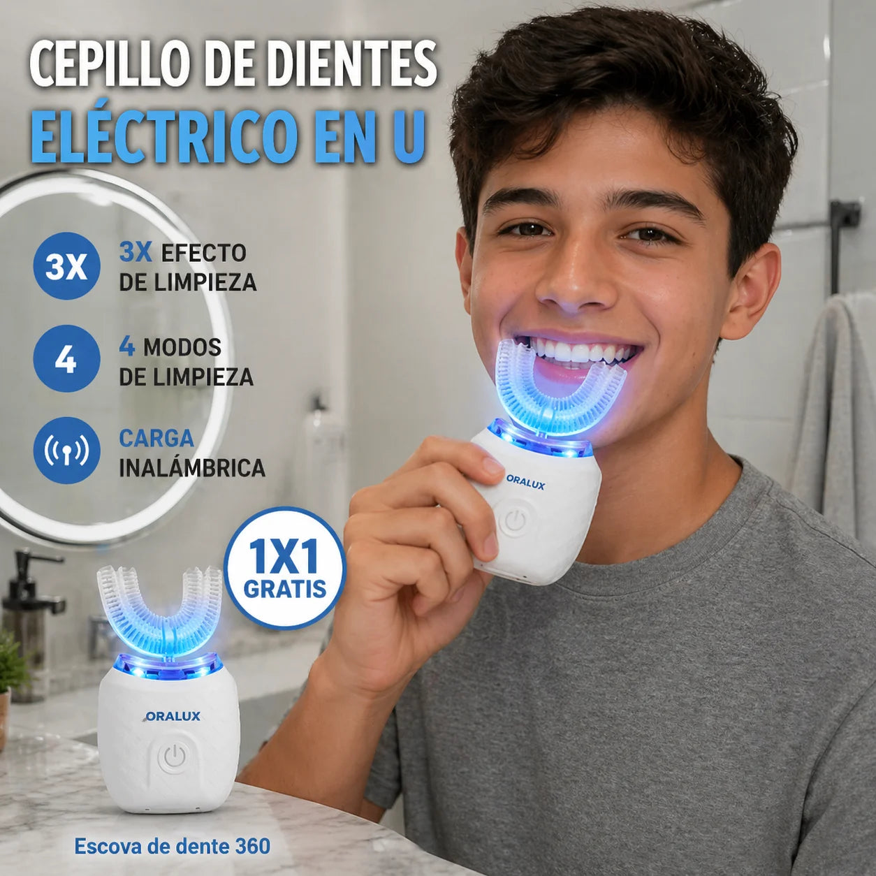 Oralux – Cepillo Dental Automático 360