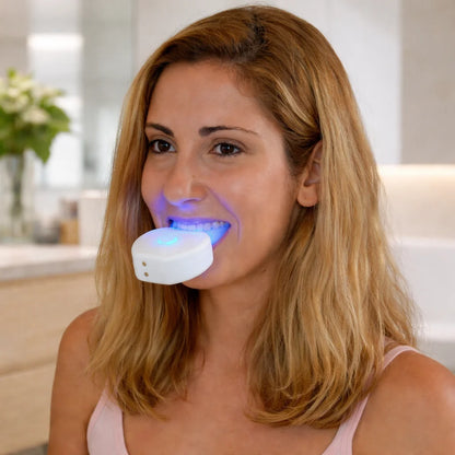 Escova de dentes automática ORALUX™ – Branqueamento visível e limpeza a 360° em 30 segundos