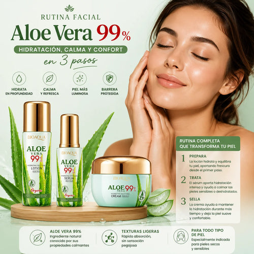 Rutina Facial Aloe Vera 3 Pasos