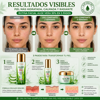 Rutina Facial Aloe Vera 3 Pasos