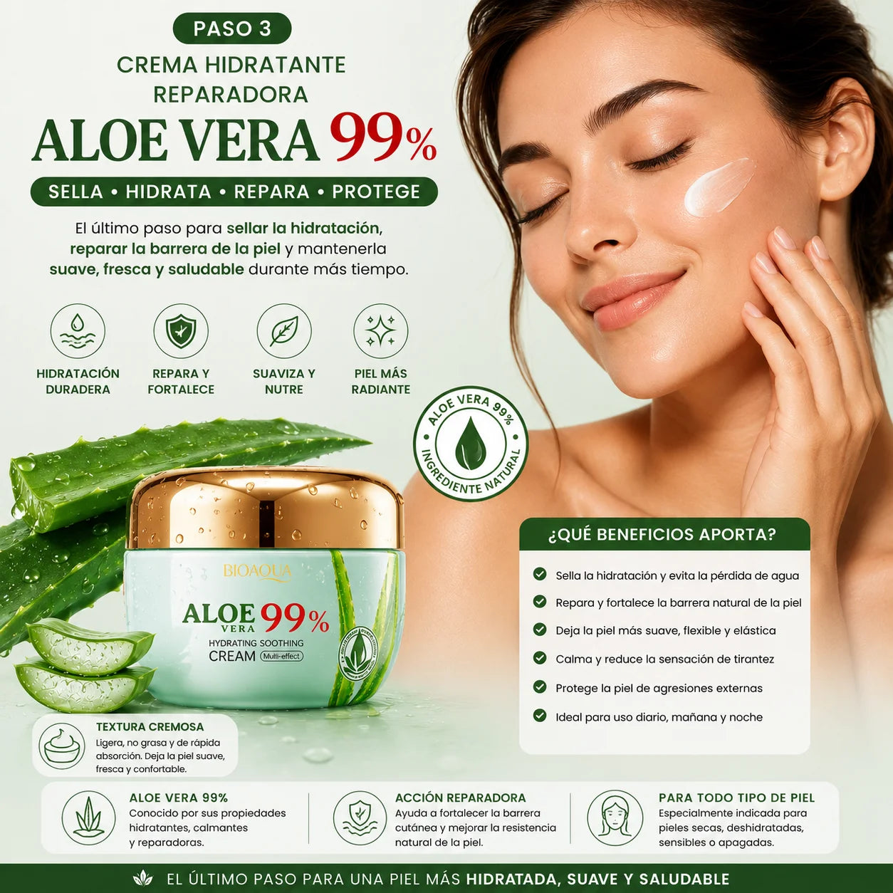 Rutina Facial Aloe Vera 3 Pasos