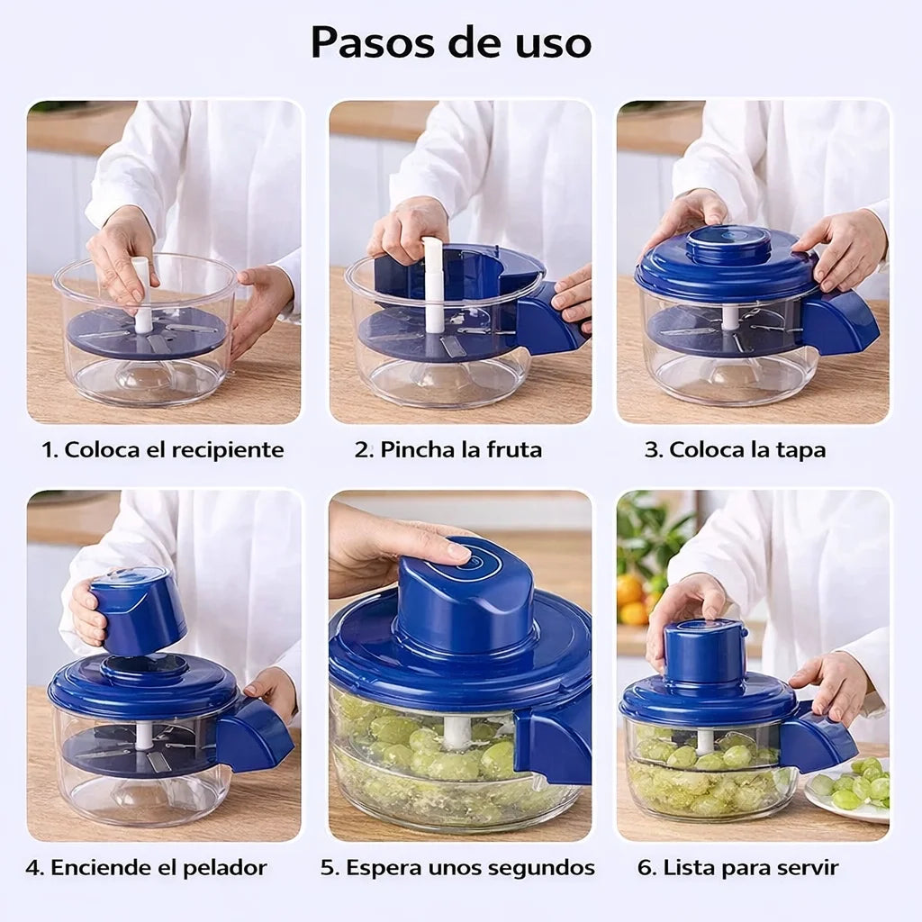 Descascador elétrico automático que lhe poupa tempo na cozinha desde a primeira utilização