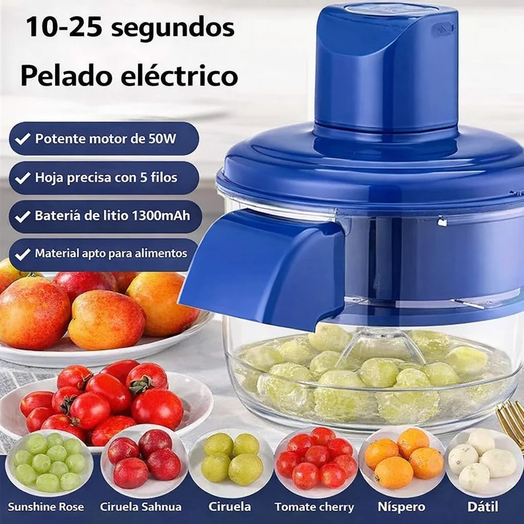 Descascador elétrico automático que lhe poupa tempo na cozinha desde a primeira utilização