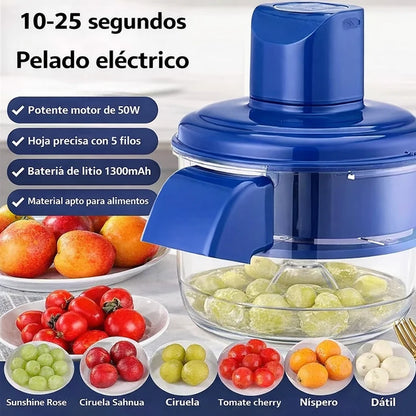 Descascador elétrico automático que lhe poupa tempo na cozinha desde a primeira utilização