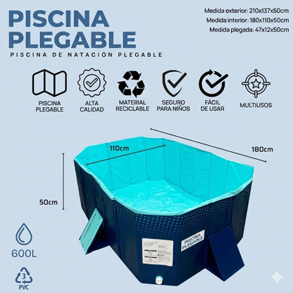 Piscina Plegable: Diversión y Frescor Donde Quieras