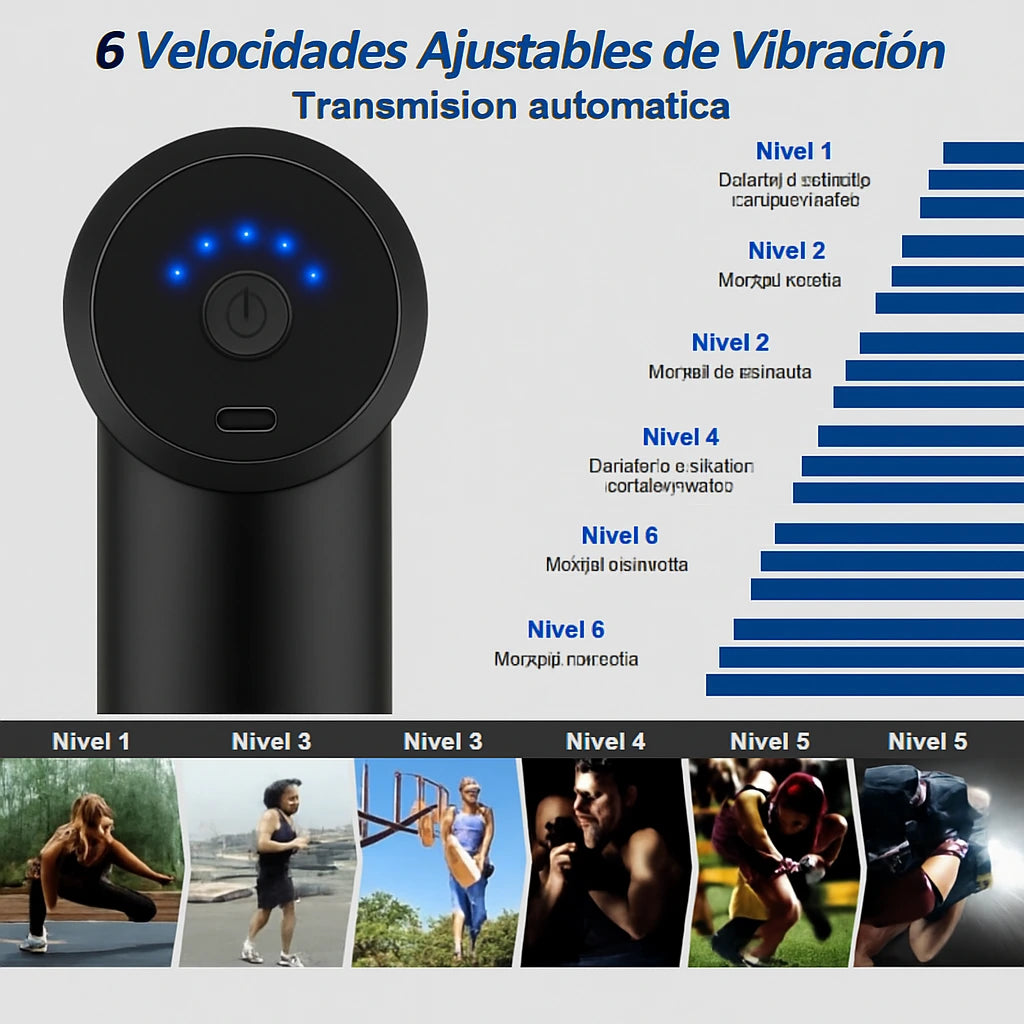 Masajeador Portátil para Alivio Muscular