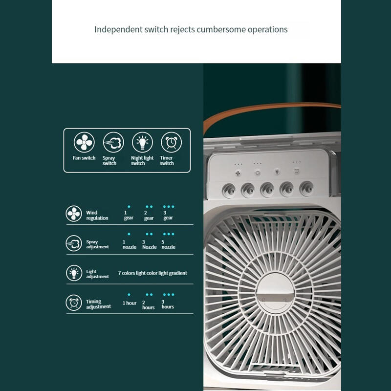 Ventilador Refrescante con Nebulizador