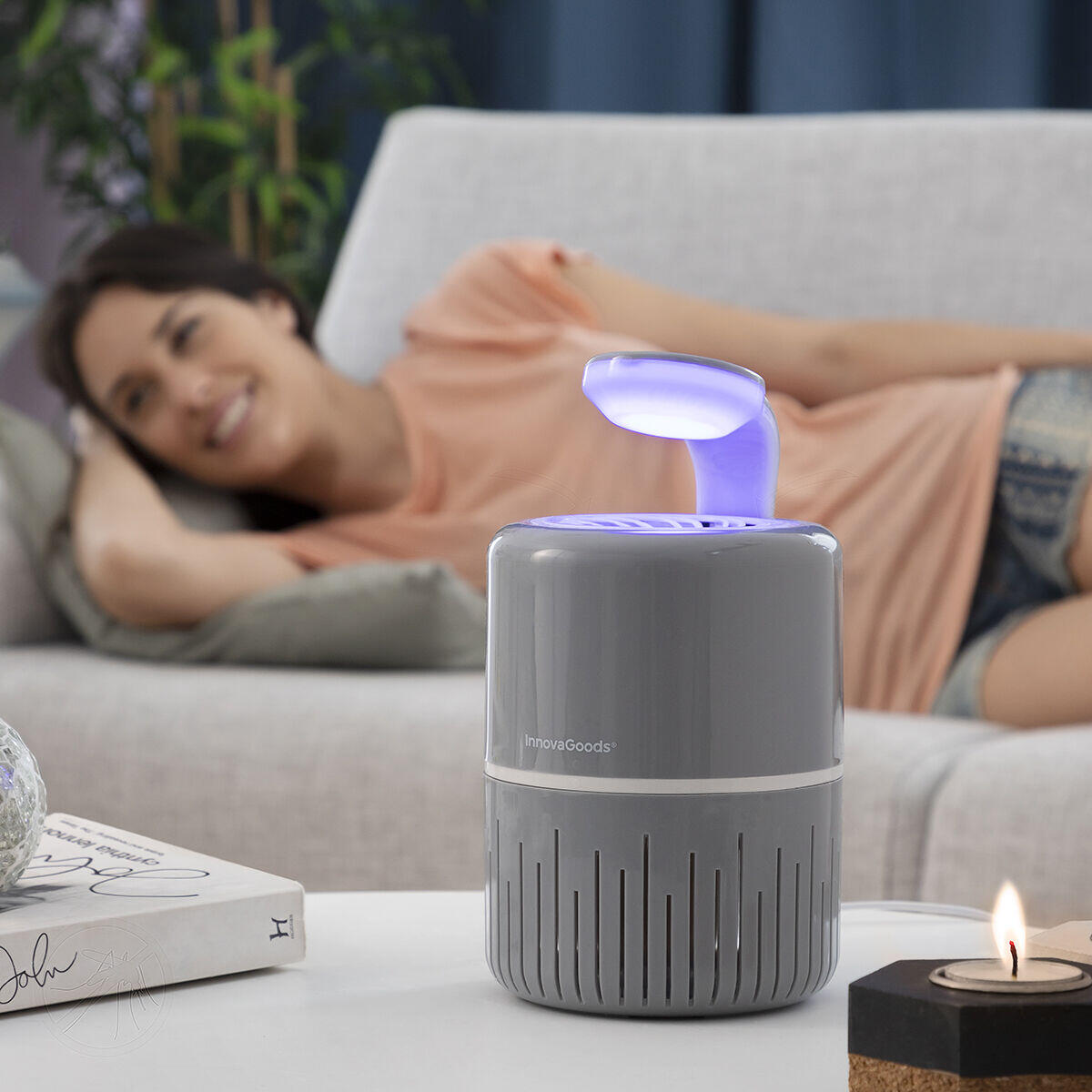 Luz UV repelente de mosquitos – elimina insetos sem produtos químicos