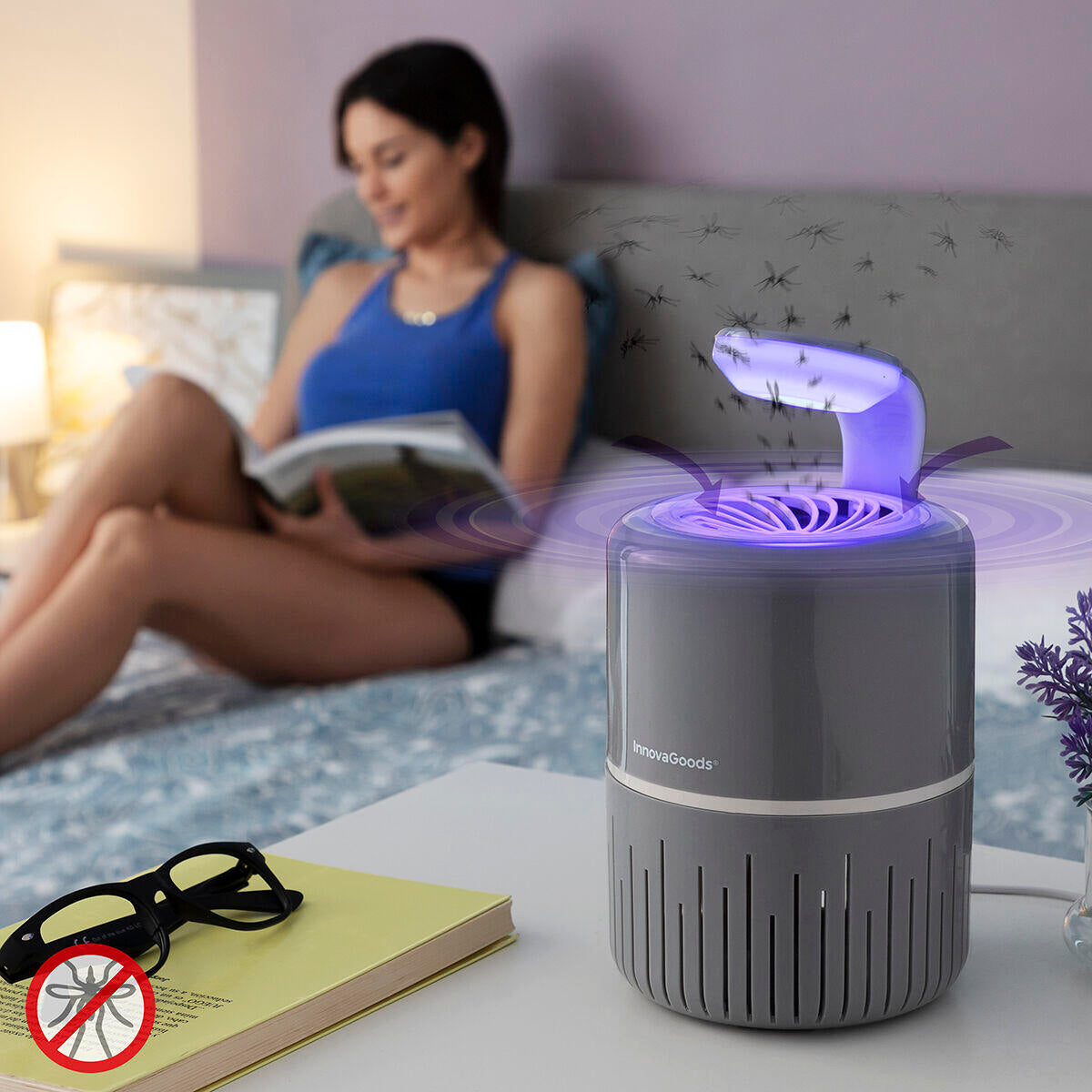 Luz UV repelente de mosquitos – elimina insetos sem produtos químicos