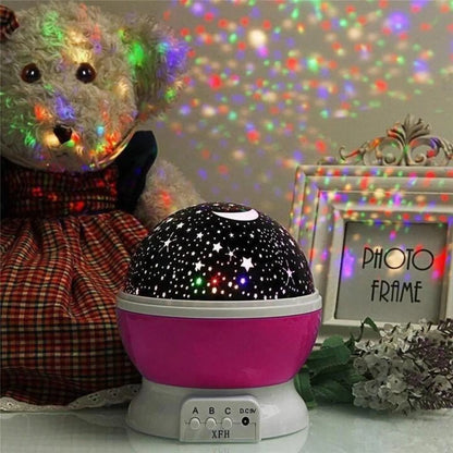 Proyector de Estrellas y Luna para Niños | Regalo Mágico de Navidad
