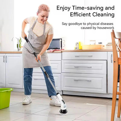 CEPILLO ELÉCTRICO DE LIMPIEZA INALÁMBRICO 9 EN 1