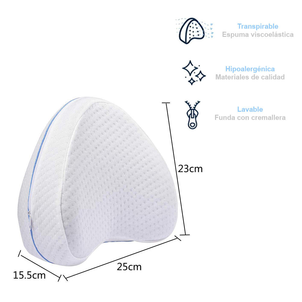 Almofada ergonômica para pernas