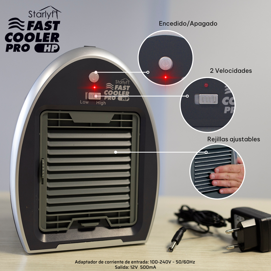 BreezeCooler® – Mini Enfriador de Aire por Evaporación 450 ml