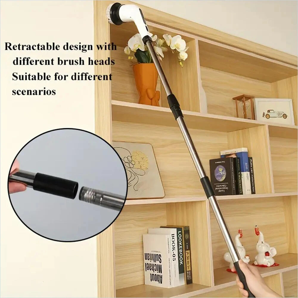 CEPILLO ELÉCTRICO DE LIMPIEZA INALÁMBRICO 9 EN 1