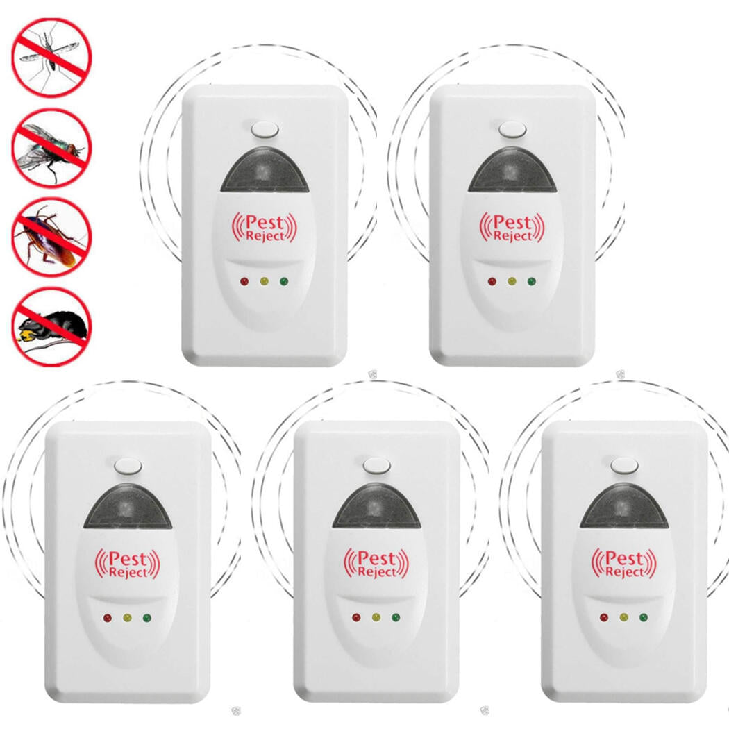 Pack 5x Repelente Ultrasónico de Plagas
