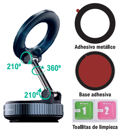 SportGrip™ O Soporte Magnético Universal para Teléfonos