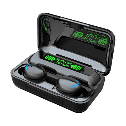 Fones de ouvido sem fio F9 LED