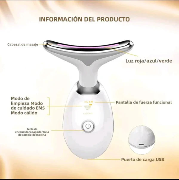 Esculpidor Facial LED 7 en 1