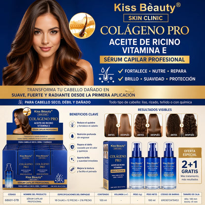 Elixir Capilar Intensivo de Reparación y Brillo | Cabello Fuerte y Sedoso
