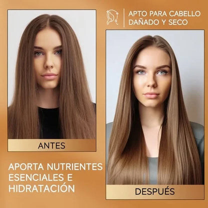 MÁSCARA CAPILAR + BRINDE! Escova Alisadora