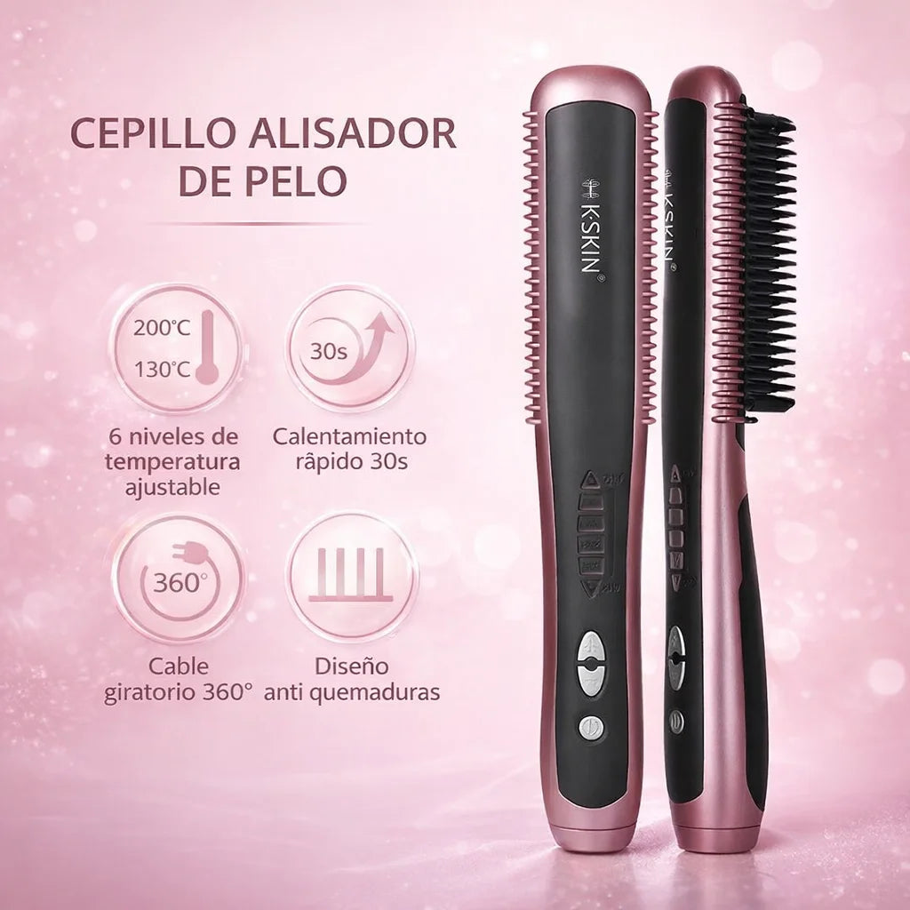 MÁSCARA CAPILAR + BRINDE! Escova Alisadora