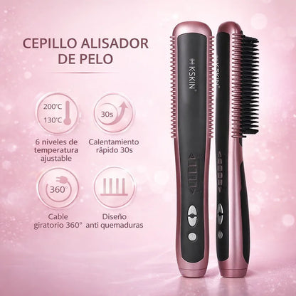 MÁSCARA CAPILAR + BRINDE! Escova Alisadora